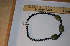 Vintage to now plastic stone beaded necklace