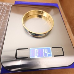 Metropolitan Museum of Art bracelet William Morris Strawberry Thief gold plated