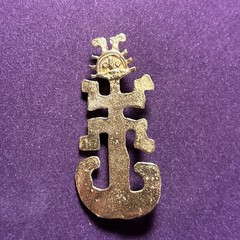 Signed MMA Tolima Figure Pre Columbian Brooch Pin