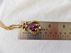 AVON 1974 QUEENSBURY NECKLACE, BRACELET & 2 RINGS