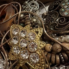 Vintage to Now Jewelry Lot, All Wearable Untested. No Broken. Box A9