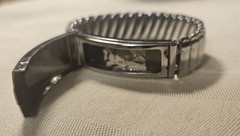 1940’s/1950’s Silver Tone ID and Photo Stretch Bracelet