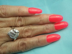 Vintage Circa 1910’s Cocktail Ring 2.2 Ct Lab Created Diamond 14k White Gold
