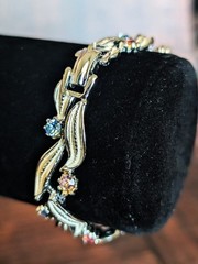 Vintage Arthur Pepper Mode-Art Art Exquisite Rhinestone Bracelet