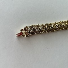 Goldette NY Multi-Strand Chain Link Gold Tone Bracelet