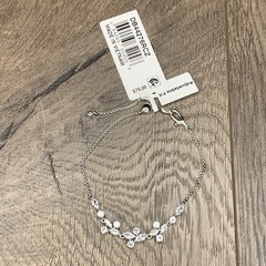 $75 Eliot Danori Bracelet Precious Metal Plating Cubic Zirconi 8” Length Adjust