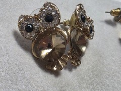 Vintage Pierced Earrings, Lot of 6 Pairs Silver/Gold/Enamel/Crystal 1 Pair Avon