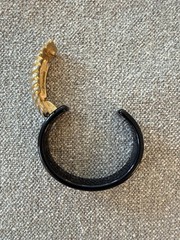 Rare Thermoplastic And Gold Vintage Bracelet