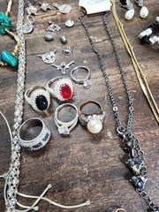 Vintage to now Costume jewelry Lot Mixed Jewelry Lot Pendants Earings Necklaces