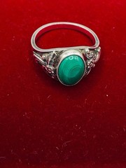 Vintage Fine Silver Ring 875 soviet ussr