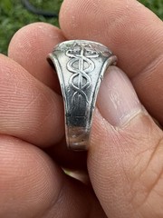 Vintage Military Medical Service Class Ring