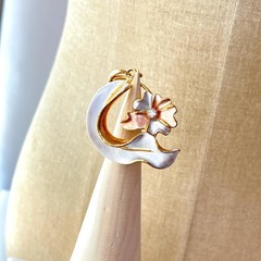 Vintage Tropical Rare Pendant Earrings Set Signed EB Estee Lauder Promo 1990s