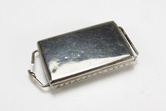 Antique 1930s Belais NY USA 18K White Gold Sapphire Diamond Ladies Watch Case