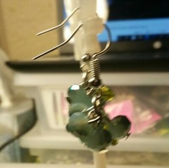 MaryBee Jewelry: Pierced Betty Blue Dangle Earrings 09-01-2020