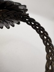 Antique German Silesian Iron Wire work Grape Cluster Bracelet