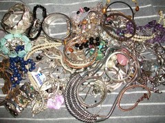 Vintag- Now Mystery Jewelry Bags – Mostly Silver Toned – All Wearable!