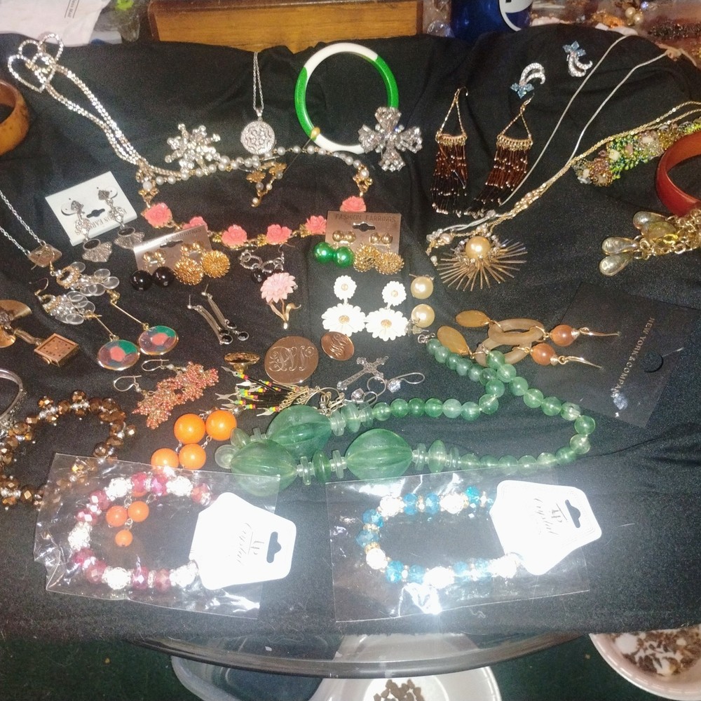 Vintage, MCM, Art Deco, Bakelite, Silver Jewelry