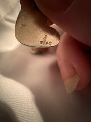 Vintage REO Signed Enamel Cat Earrings with Gold Tone Bow