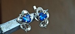 Earrings Ring sterling Silver jewelry 925 Ring size 6 gift Women’s jewelry 329