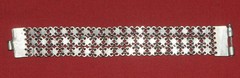 Antique Balkans Folklore ornate bracelet silver Etno