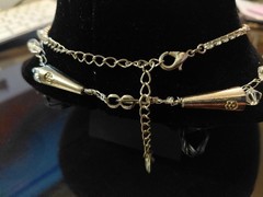 2 vintage crystal necklaces & earrings. 1970’s