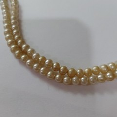 Double Strand Pearl Vintage Necklace With Original Box