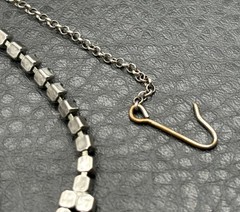 Vintage Rhinestone Crystal Necklace Silver Tone Crystal 16 – 18”