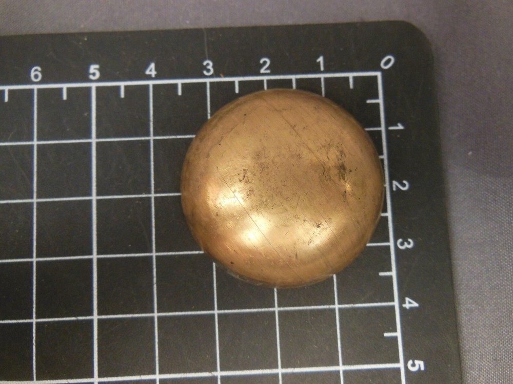 Dome round bowl w/patina brass stamping jewelry finding (osb337)