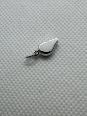 Sports Whistle Vintage Shiny JMF Sterling Silver 925 Bracelet Charm Pendant A2