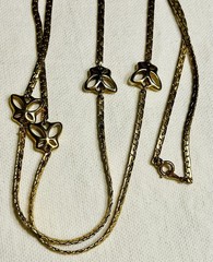 7-Pc Mixed Vintage Butterfly Lot Necklaces Earrings Anklet Butterflies Set