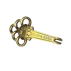 Antique Vintage Clip Tension Collectible Ease Key to Adjust K Clip Earrings RARE