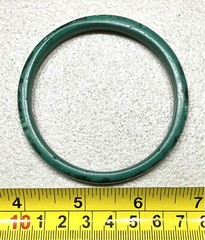 Vintage Antique Malachite Stone Gemstone Jade Green Handmade Bangle Bracelet