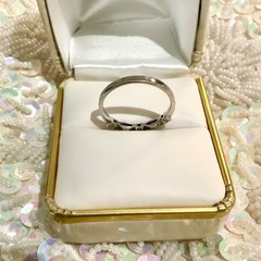 Vintage 925 Women’s Marquise Moissanite Band Half Eternity Stacking Ring 8.75