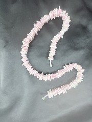 Vintage Pink Puka Shell Necklace