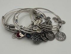 ALEX & ANI Silver Tone Bracelet Lot, Preowned, 10 Available, CHOOSE BRACELET