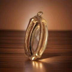 Rare Marquise shape Agate Geode Stone mounted in a 14k gold-plate bezel setting.