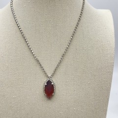 Vintage Rivoli Rhinestone Necklace Unsigned Designer Elegant Estate