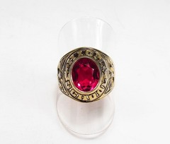 Vintage Vargas USA 18K GE Salesman Sample Display High School Class Ring Sz 8.75