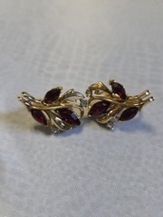 Lot Of 7 Pair Mixed Signed Vintage Earrings Clip On / Screw On Excellent