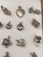 Vintage Sterling Silver MECHANICAL Charm England Choose