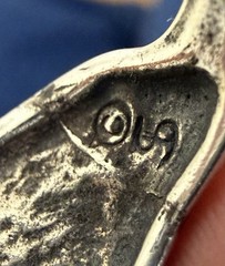 Sterling Silver OWL Ring Sz 7 Artisan Signed Boho Goth REN Faire Modernist 925