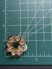 Judy Lee Brooch Celeste Rhinestone Circle Unsigned Vintage