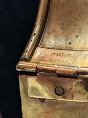 Victorian Buckle Bracelet Signed MARSH Pat Applied For. 2 In. By 2 1/2 In.