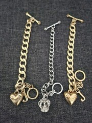 RARE Y2K VINTAGE JUICY COUTURE ALL 3 ADD ON CHARMS BRACELETS