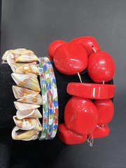 Vintage Modern Fashion Designer Jewlery Lot 3 Lb Marc Jacobs Cuff Bangle U53