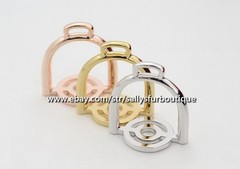 Sally’s Quality 100% Copper Scarf Ring Circle Buckles Brooch For Silk Scarves