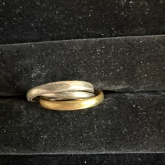 VTG Sterling Silver .925 Made in Mexico Ring 5.9 Grams, Size 6.25 TRINITY BAND