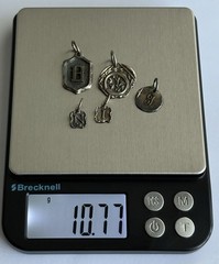 Waxing Poetic Charm Pendant Lot Of 5 Sterling Silver 925 Initial Lot B I J N O