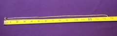 Good Quality Rope Chain Necklace Gold Tone Simple Classic 28” Long Unbranded