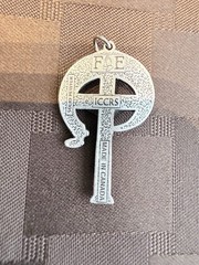 Vintage Catholic CharismaticRenewal Pendant Solid PewterCanada NEW